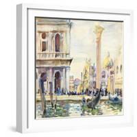 Sargent's Venice Studies VII-John Singer Sargent-Framed Art Print