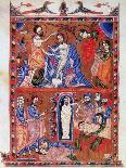 Baptism of Jesus and the Raising of Lazarus, 1336-Sargis Pidsak-Framed Stretched Canvas