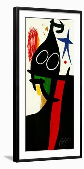 Sarrazin a l'Etoile Bleue-Joan Miro-Framed Art Print