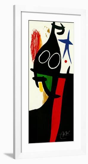 Sarrazin a l'Etoile Bleue-Joan Miro-Framed Art Print