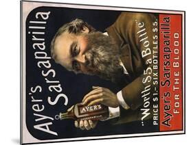 Sarsaparilla Ad, 1895-null-Mounted Giclee Print