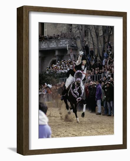 Sartiglia, Oristano, Sardinia, Italy-Oliviero Olivieri-Framed Photographic Print