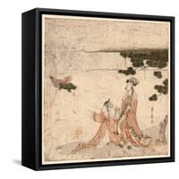 Saru No Ikigimo-Utagawa Toyohiro-Framed Stretched Canvas