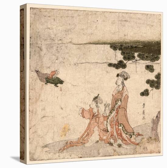Saru No Ikigimo-Utagawa Toyohiro-Stretched Canvas
