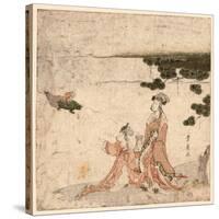 Saru No Ikigimo-Utagawa Toyohiro-Stretched Canvas