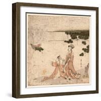 Saru No Ikigimo-Utagawa Toyohiro-Framed Giclee Print