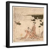 Saru No Ikigimo-Utagawa Toyohiro-Framed Giclee Print