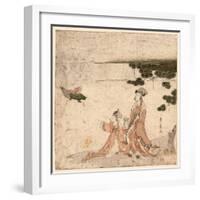 Saru No Ikigimo-Utagawa Toyohiro-Framed Giclee Print