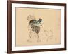 Saruhiki to Inu-Shibata Zeshin-Framed Giclee Print