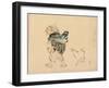 Saruhiki to Inu-Shibata Zeshin-Framed Giclee Print