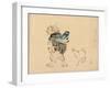 Saruhiki to Inu-Shibata Zeshin-Framed Giclee Print