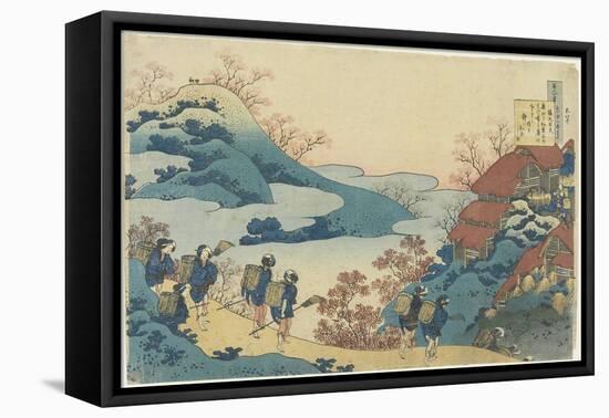 Sarumaru-Dayu, C. 1839-Katsushika Hokusai-Framed Stretched Canvas