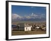 Sary Tash with Mountains in the Background, Kyrgyzstan, Central Asia-Michael Runkel-Framed Photographic Print