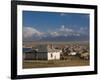 Sary Tash with Mountains in the Background, Kyrgyzstan, Central Asia-Michael Runkel-Framed Photographic Print