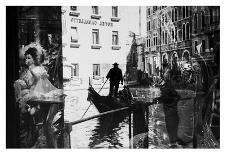 Venice Reflections-Sasa Krusnik-Stretched Canvas