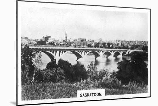 Saskatoon, Central Saskatchewan, Canada, C1920S-null-Mounted Giclee Print