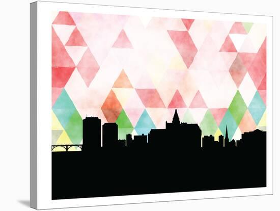 Saskatoon Triangle-Paperfinch 0-Stretched Canvas