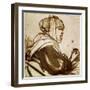 Saskia, 1633-1634-Rembrandt van Rijn-Framed Premium Giclee Print