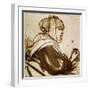 Saskia, 1633-1634-Rembrandt van Rijn-Framed Premium Giclee Print