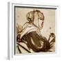 Saskia, 1633-1634-Rembrandt van Rijn-Framed Giclee Print