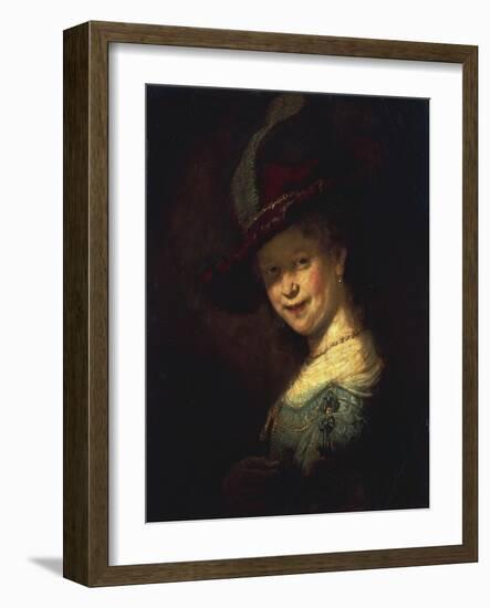 Saskia As a Girl-Rembrandt van Rijn-Framed Giclee Print