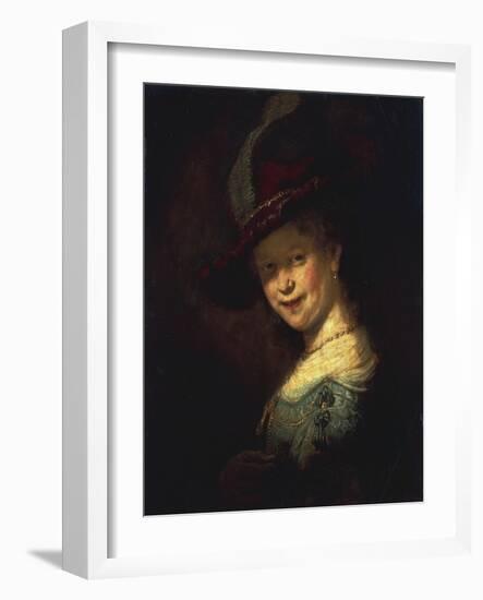 Saskia As a Girl-Rembrandt van Rijn-Framed Giclee Print