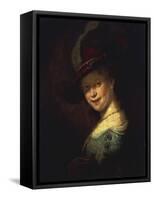 Saskia As a Girl-Rembrandt van Rijn-Framed Stretched Canvas