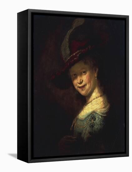 Saskia As a Girl-Rembrandt van Rijn-Framed Stretched Canvas