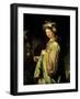 Saskia as Flora-Rembrandt van Rijn-Framed Art Print