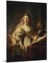 Saskia as Minerva-Rembrandt van Rijn-Mounted Giclee Print