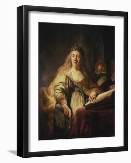 Saskia as Minerva-Rembrandt van Rijn-Framed Giclee Print