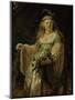 Saskia Van Ulenborch in Arcadian Costume, 1634-Rembrandt van Rijn-Mounted Premium Giclee Print