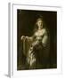 Saskia van Uylenburgh in Arcadian Costume, 1635-Rembrandt van Rijn-Framed Giclee Print