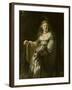 Saskia van Uylenburgh in Arcadian Costume, 1635-Rembrandt van Rijn-Framed Giclee Print