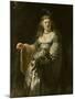 Saskia van Uylenburgh in Arcadian Costume, 1635-Rembrandt van Rijn-Mounted Giclee Print