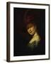 Saskia Van Uylenburgh (Rembrandt's Wife Whom He Married in 1634)-Rembrandt van Rijn-Framed Giclee Print