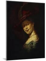 Saskia Van Uylenburgh (Rembrandt's Wife Whom He Married in 1634)-Rembrandt van Rijn-Mounted Giclee Print