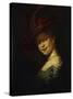 Saskia Van Uylenburgh (Rembrandt's Wife Whom He Married in 1634)-Rembrandt van Rijn-Stretched Canvas