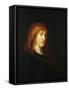 Saskia Van Uylenburgh, the Wife of the Artist, C. 1634-1640-Rembrandt van Rijn-Framed Stretched Canvas
