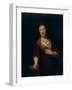 Saskia With a Red Flower-Rembrandt van Rijn-Framed Giclee Print