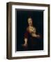 Saskia With a Red Flower-Rembrandt van Rijn-Framed Giclee Print