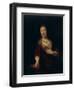 Saskia With a Red Flower-Rembrandt van Rijn-Framed Giclee Print