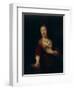 Saskia With a Red Flower-Rembrandt van Rijn-Framed Giclee Print