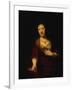 Saskia with a Red Flower-Rembrandt van Rijn-Framed Giclee Print