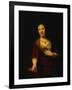 Saskia with a Red Flower-Rembrandt van Rijn-Framed Giclee Print