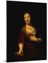 Saskia with a Red Flower-Rembrandt van Rijn-Mounted Giclee Print