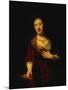 Saskia with a Red Flower-Rembrandt van Rijn-Mounted Giclee Print