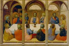 Das letzte Abendmahl. Fragment von der Pala dell'Arte della lana. Um 1426-Sassetta Stefano di Giovanni-Framed Premium Giclee Print