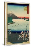 Sasshu Makurazaki Kaimongadake Jusei Odori-Utagawa Hiroshige-Stretched Canvas