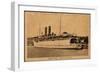 Sassnitz Rügen, Fährschiff Deutschland, Stengel-null-Framed Giclee Print